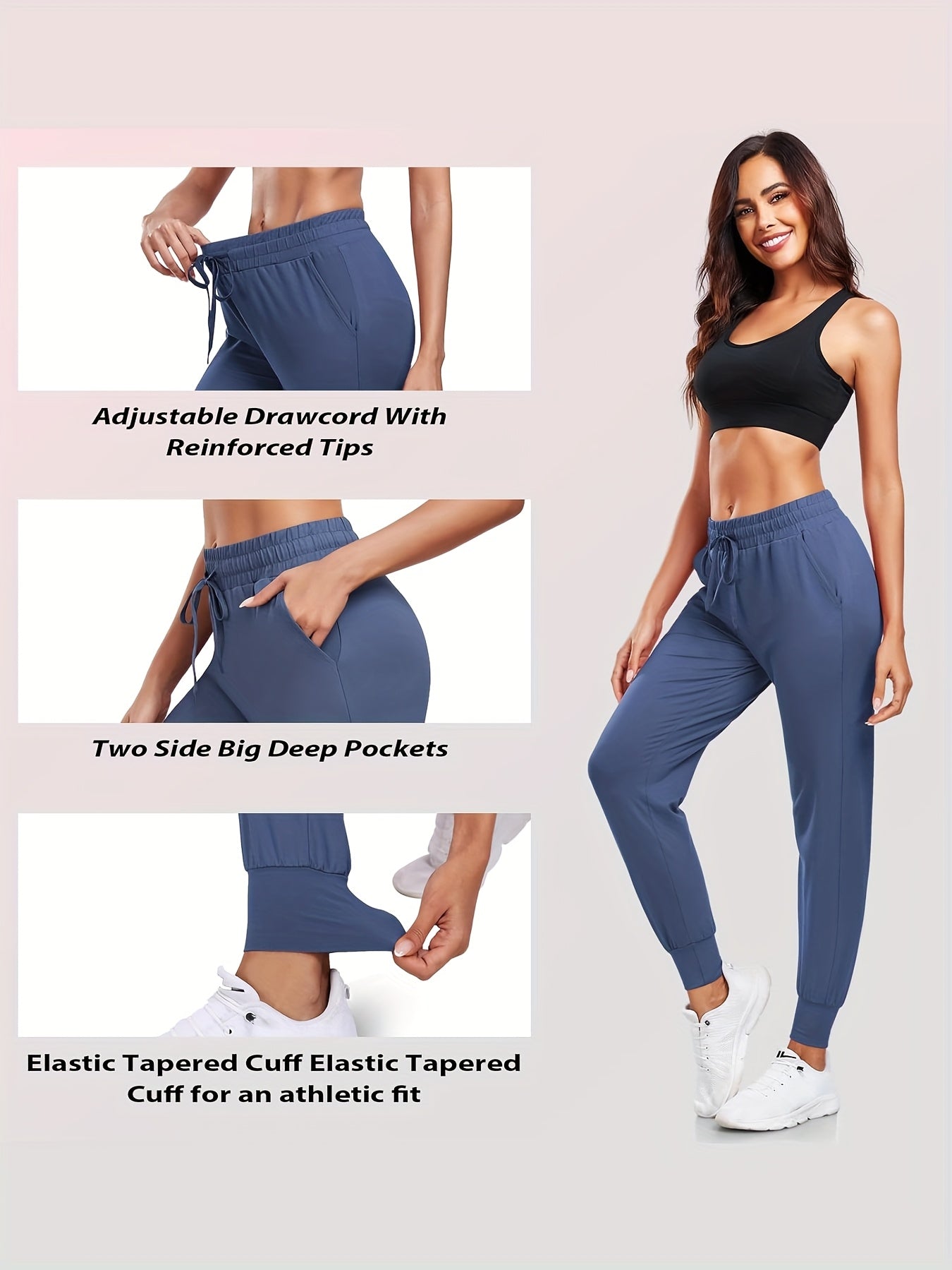 Ultra-Soft Joggers 3-Pack for Women