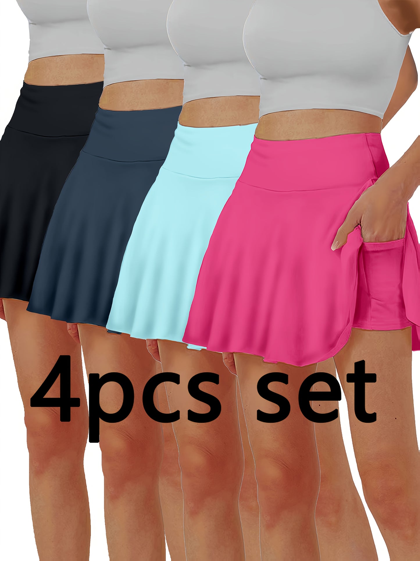 Elegant Women's Summer Skirt with Pockets