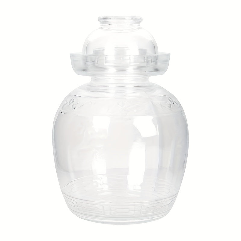 Traditional Glass Fermentation Jar with Water Seal