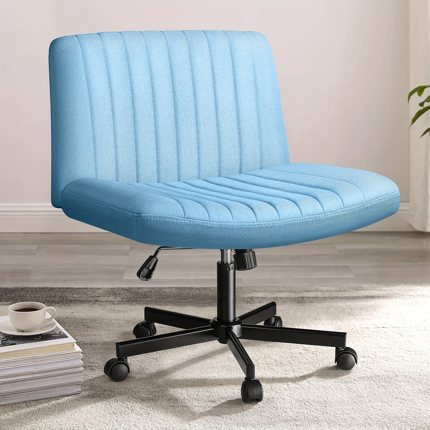 Ergonomic Rolling Chair with Adjustable Height