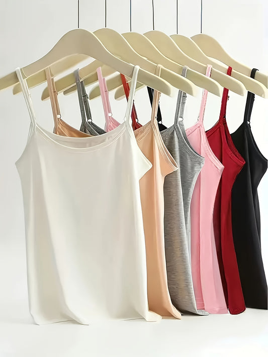 Elegant Women's Camisole Tank Tops Set