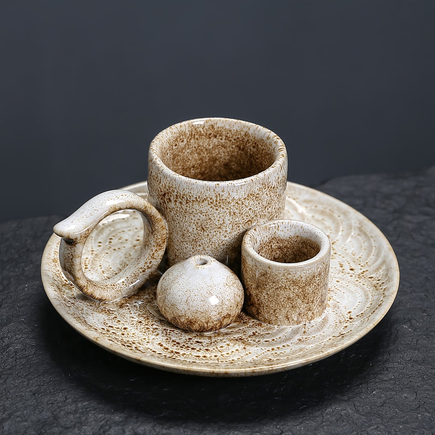Premium Ceramic Incense Burner With Handle
