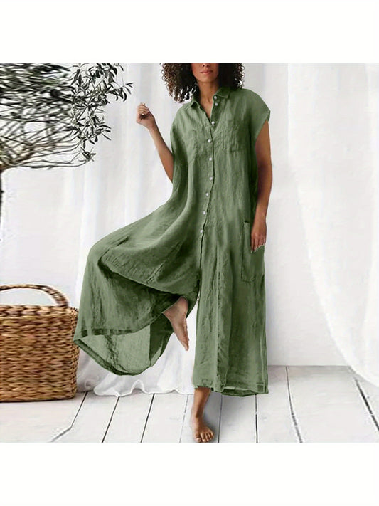 Women’s Cotton Large One-Piece Overalls