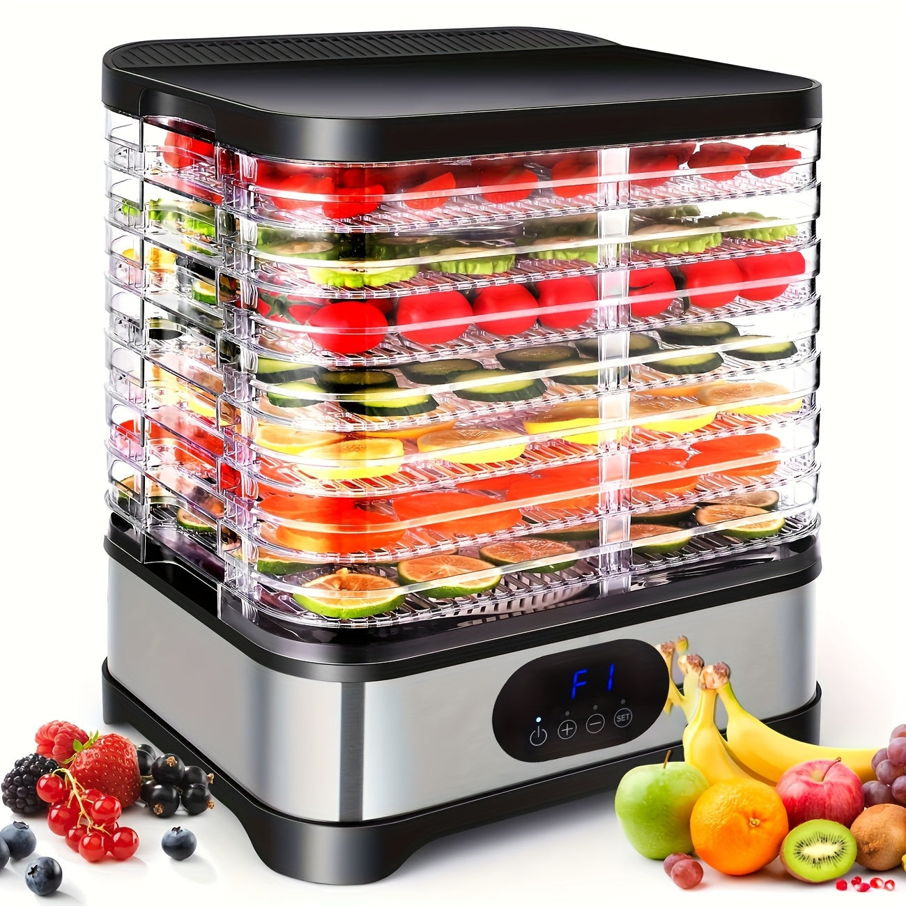 8 Layer Food Dehydrator for Home Use