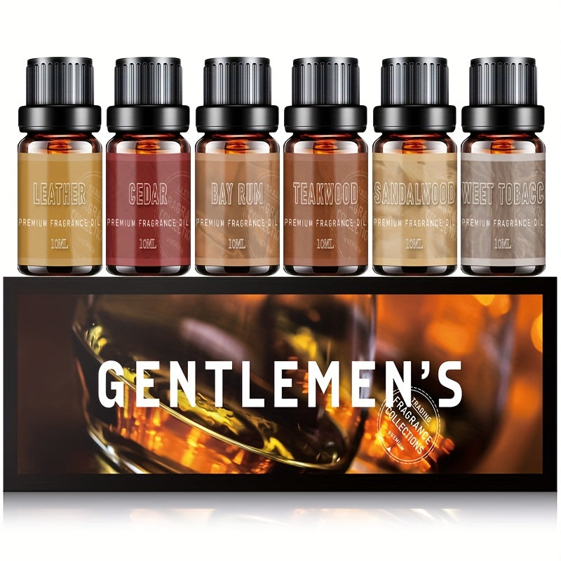 Gentlemen's Aromatherapy Essential Oils Set