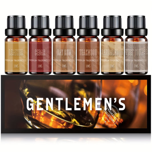 Gentlemen's Aromatherapy Essential Oils Set