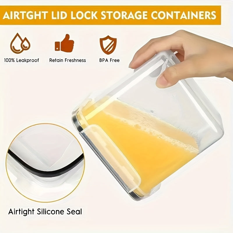 84 Pack Airtight Food Storage Containers Set BPA Free Leak Proof Stackable Kitchen Organizers with 42 Lids 42 Boxes Spoon Labels and Pen