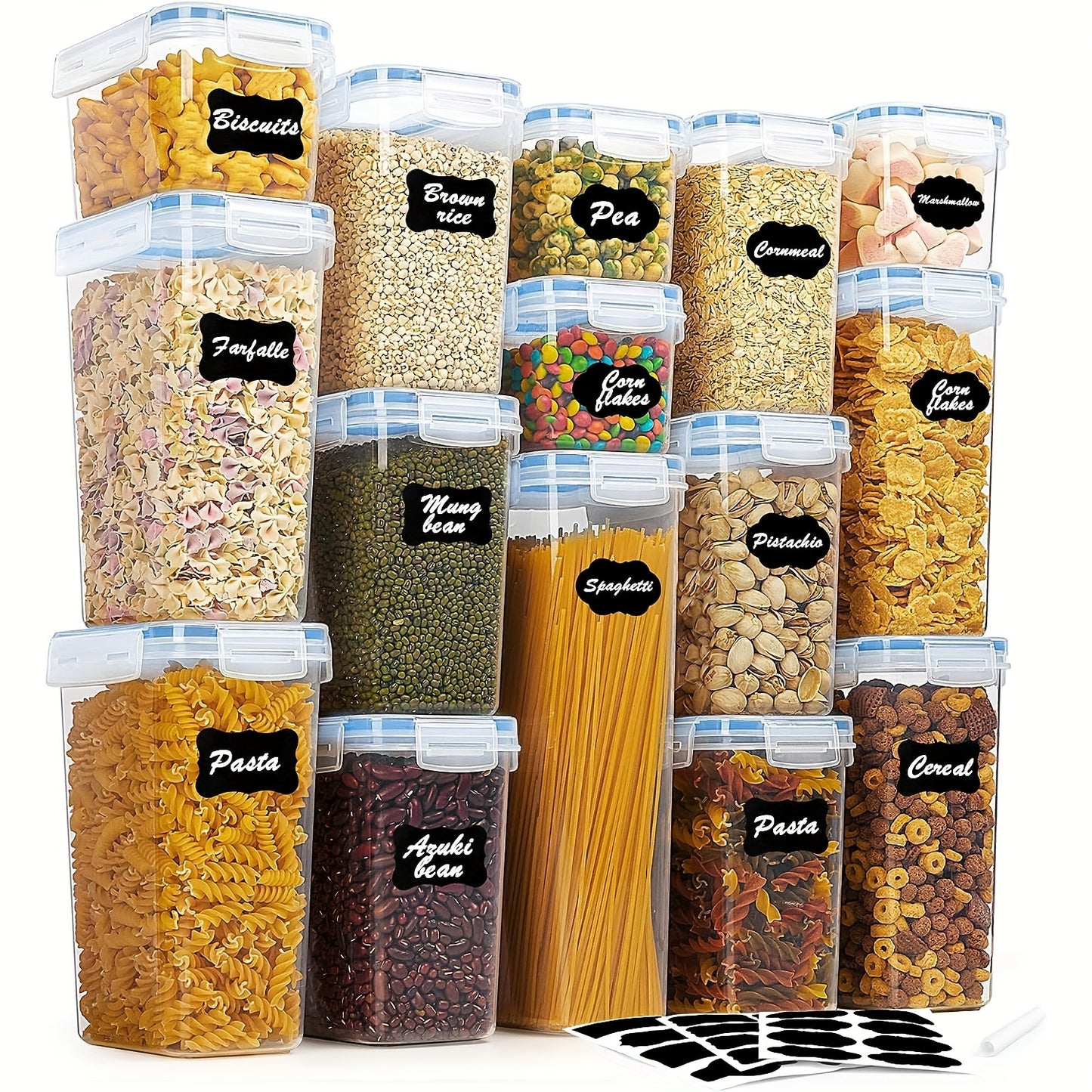 Airtight Food Storage Container Set 15pcs