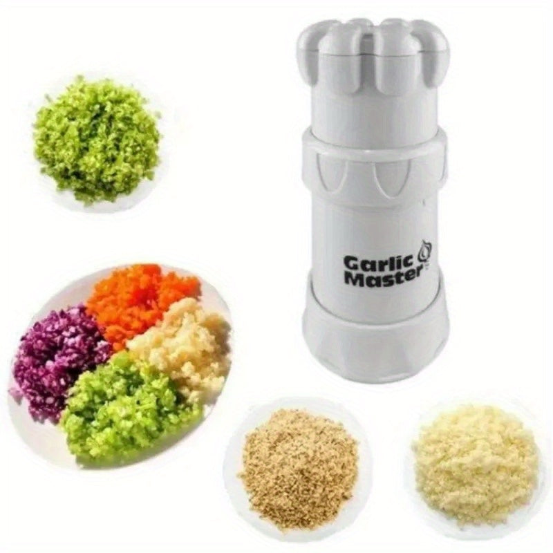 Garlic Press and Slicer Kitchen Tool