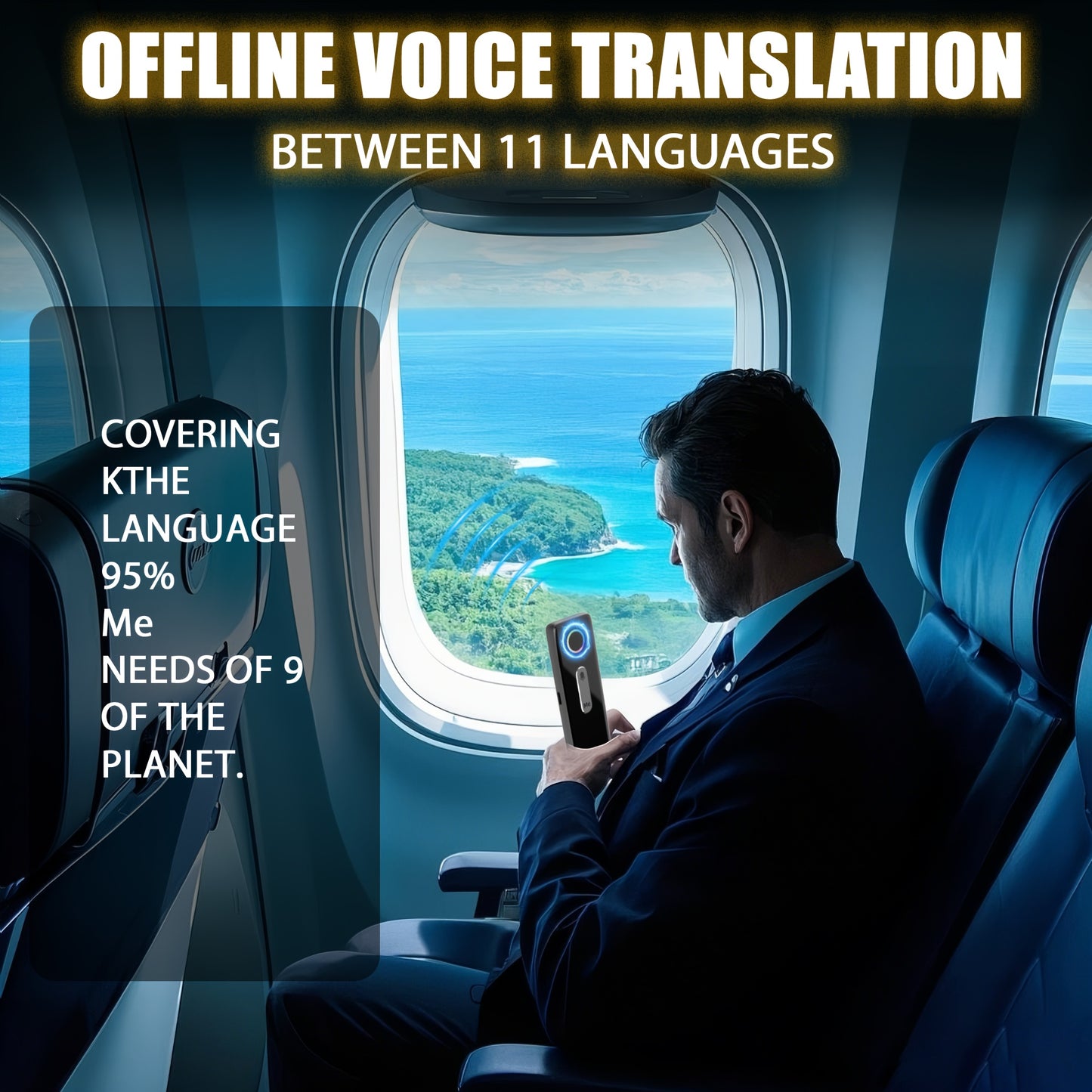 Peiko X9 Compact Language Translator Device