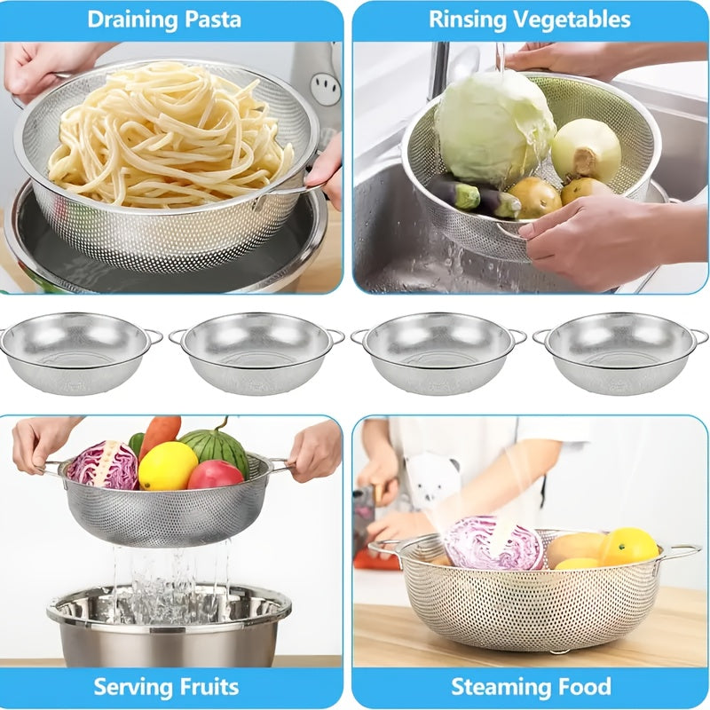 Stainless Steel Mesh Strainer Set of 3