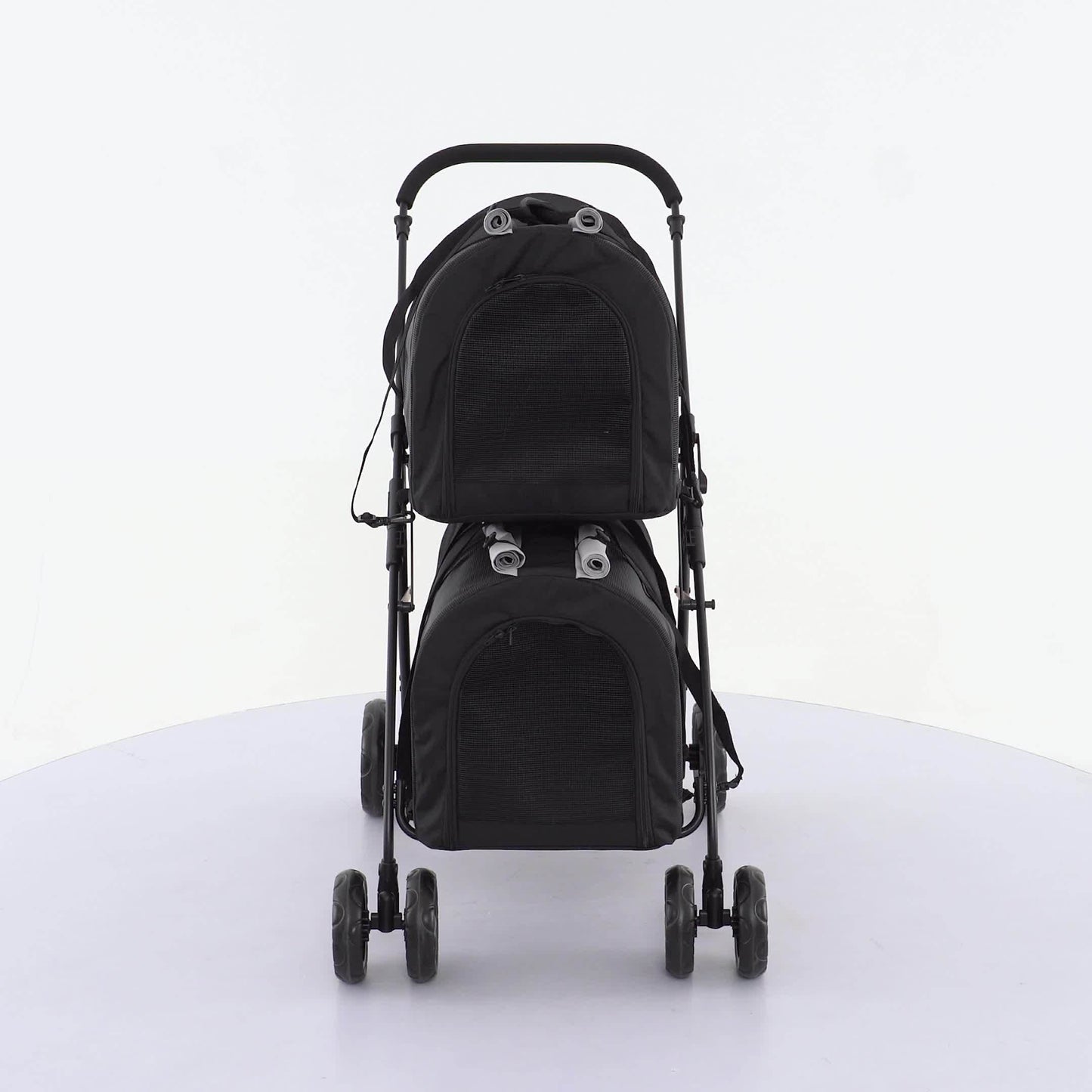 MoNiBloom Double Dog Stroller With Carrier Bags