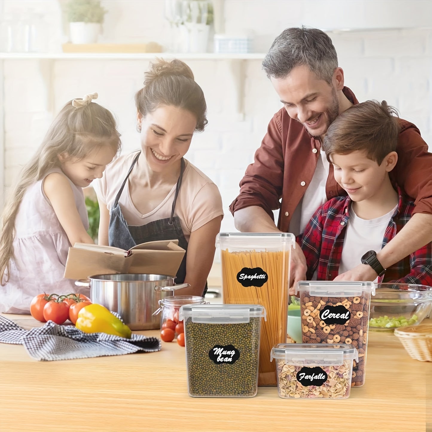 Airtight Food Storage Container Set 15pcs