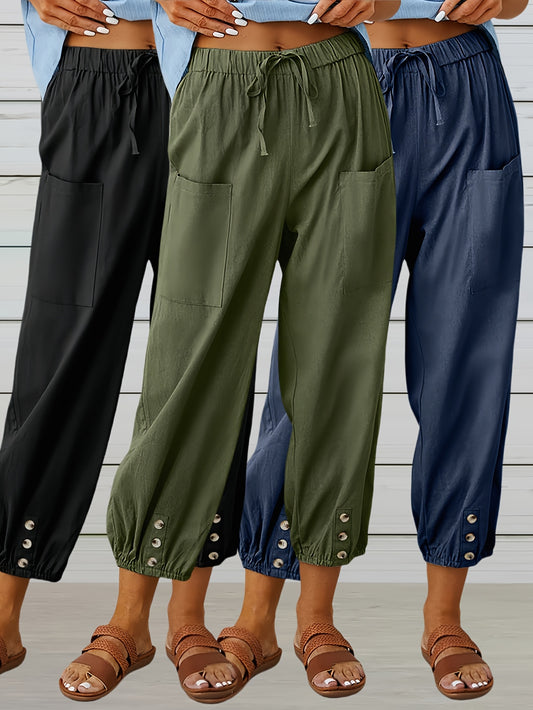 High-Waist Loose Yoga Pants for Women