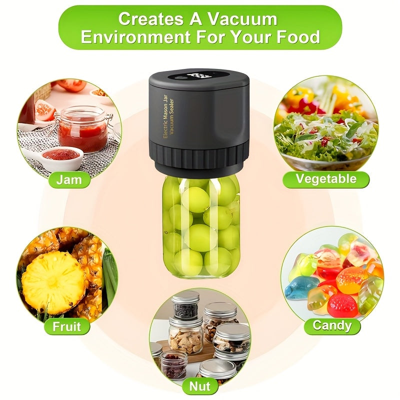 Electric Vacuum Sealing Kit for Mason Jars