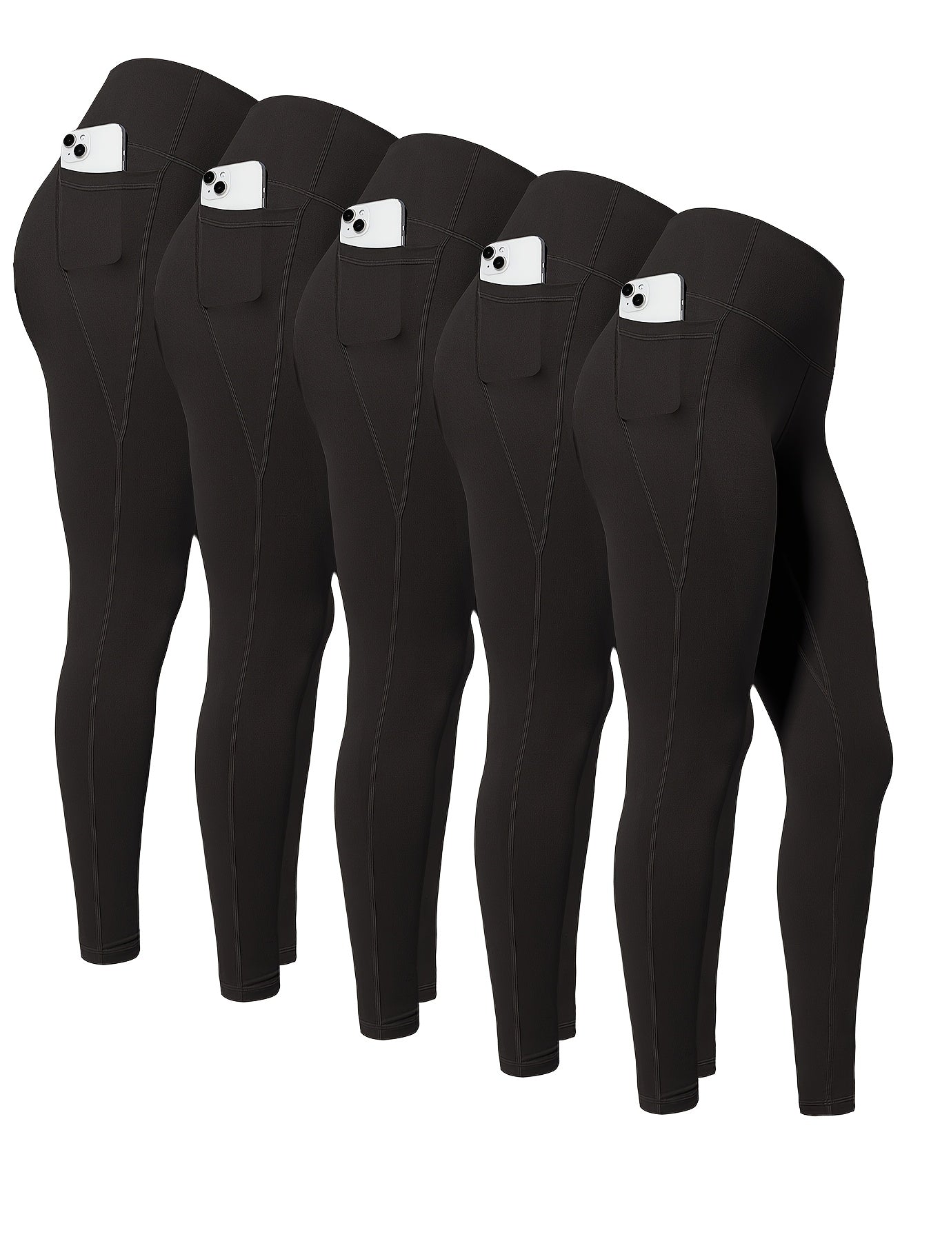 High Waist Yoga Leggings with Pockets
