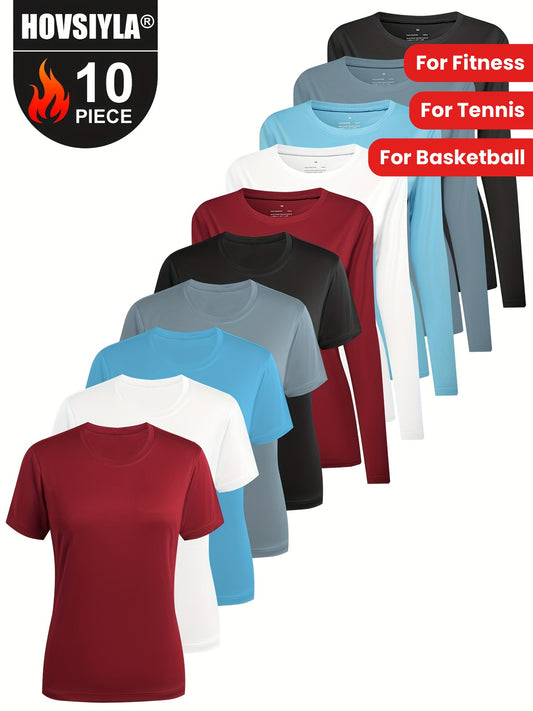 HOVSIYLA Women's Breathable Sport T-Shirts