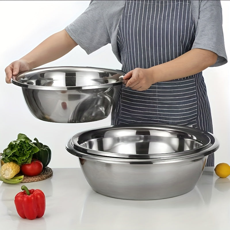 Stainless Steel Vegetable Washing Basin 16 Inch