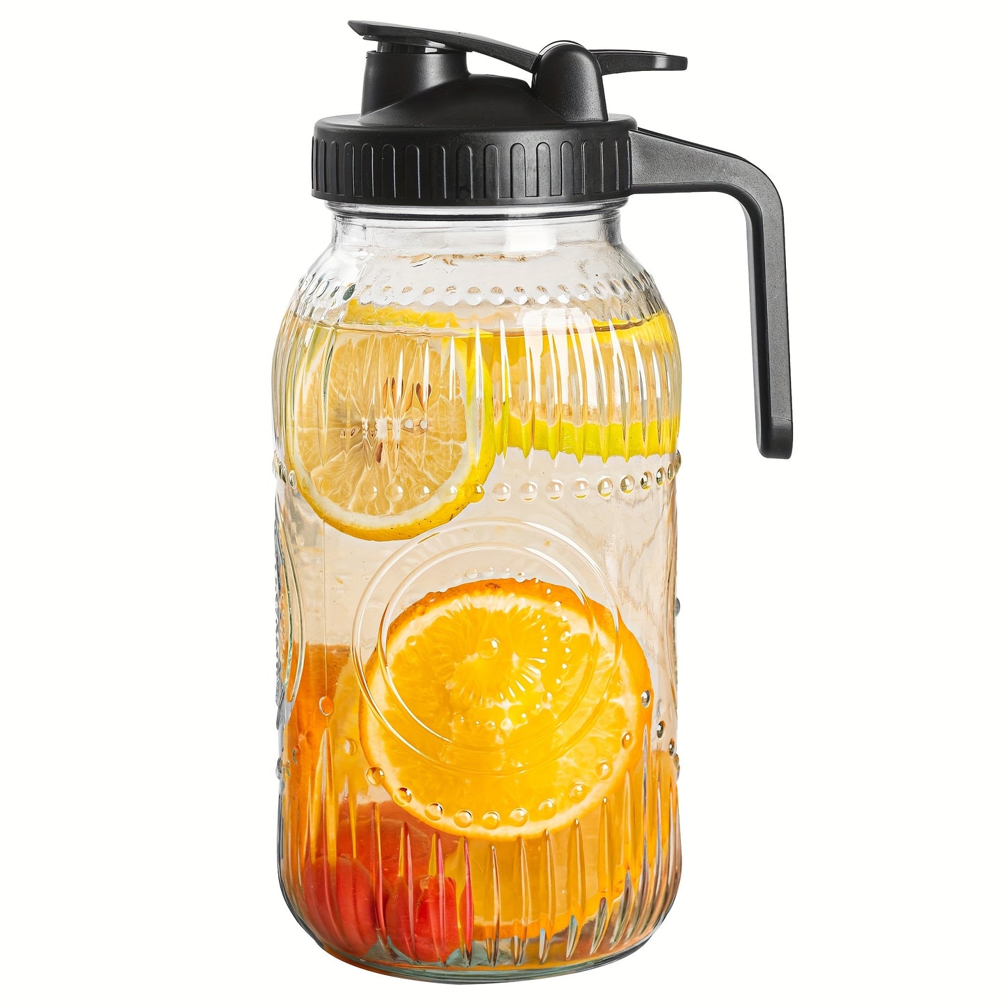 Vintage 64 Oz Mason Jar Pitcher