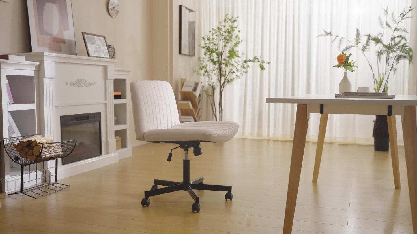 Ergonomic Rolling Chair with Adjustable Height