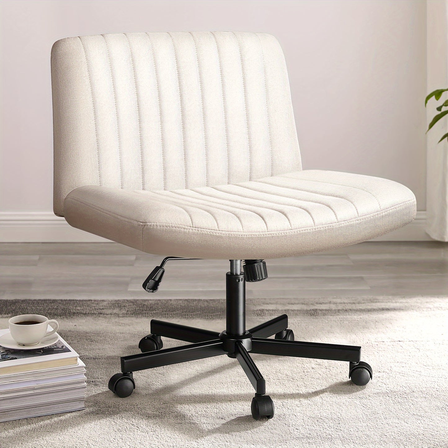 Ergonomic Rolling Chair with Adjustable Height
