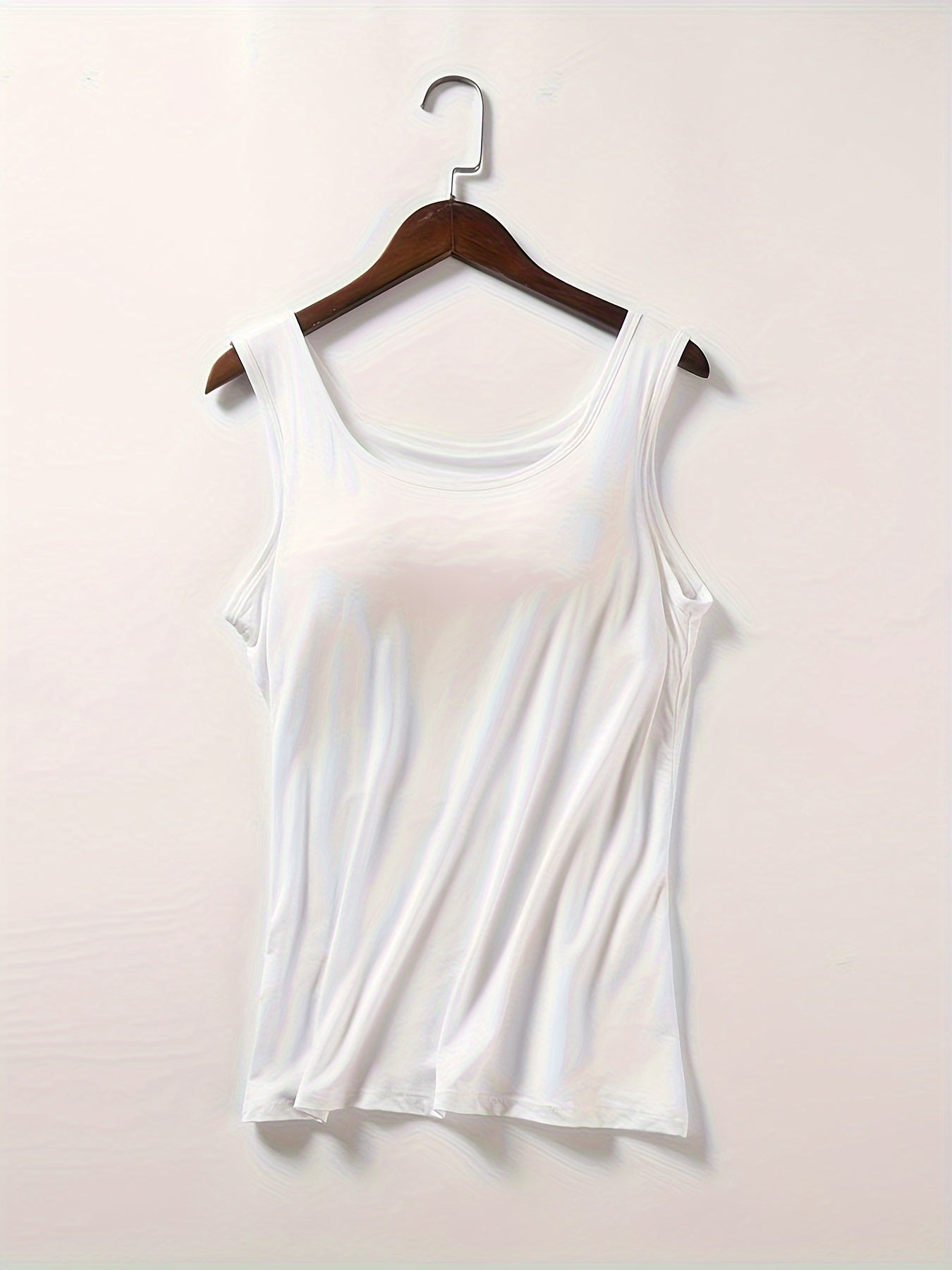 3pcs Women's Camisole Tops with Built-In Bra