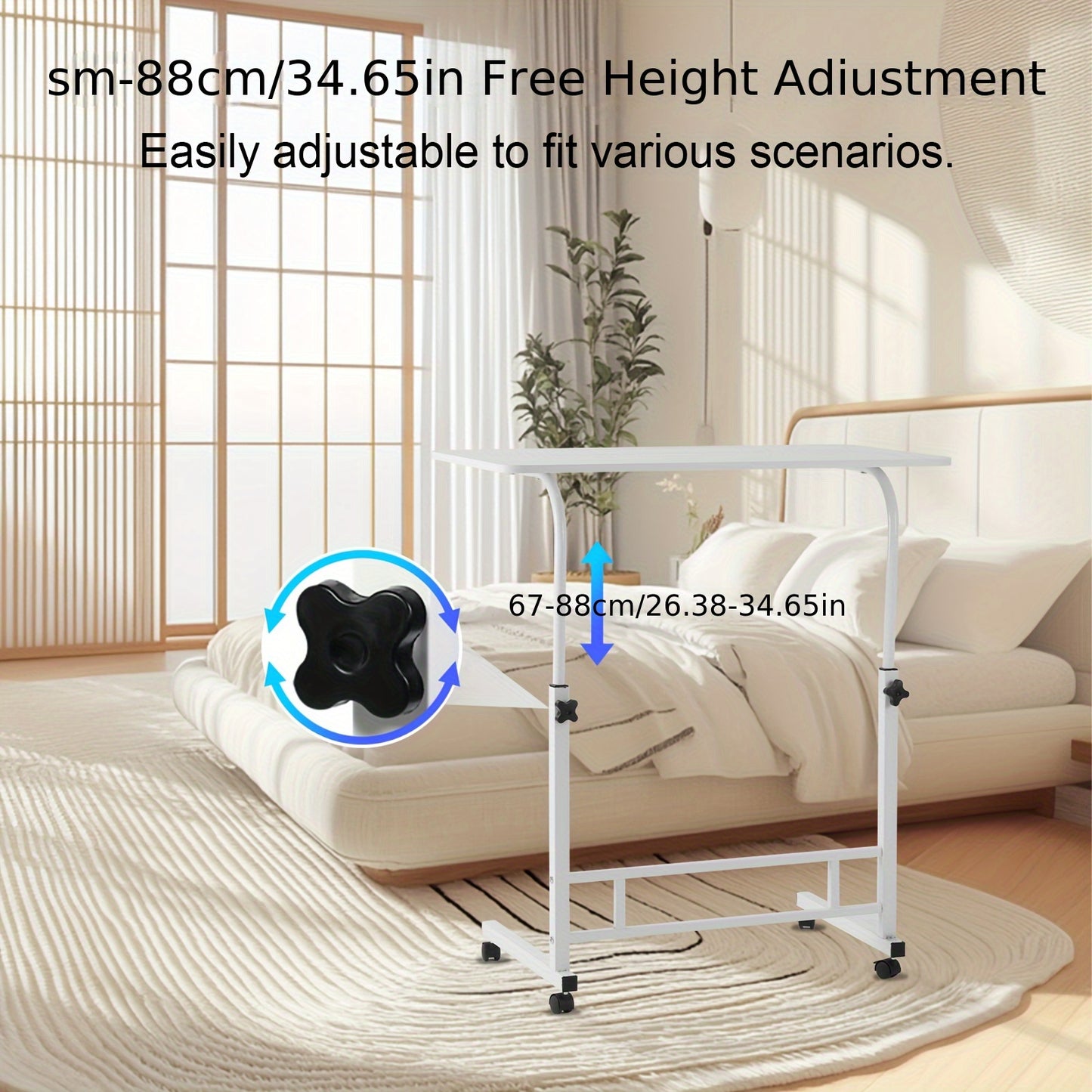Adjustable Height Mobile Standing Desk