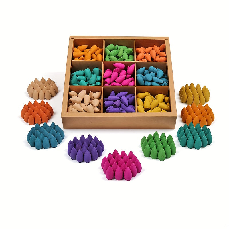360pcs Backflow Incense Cones Natural Scents