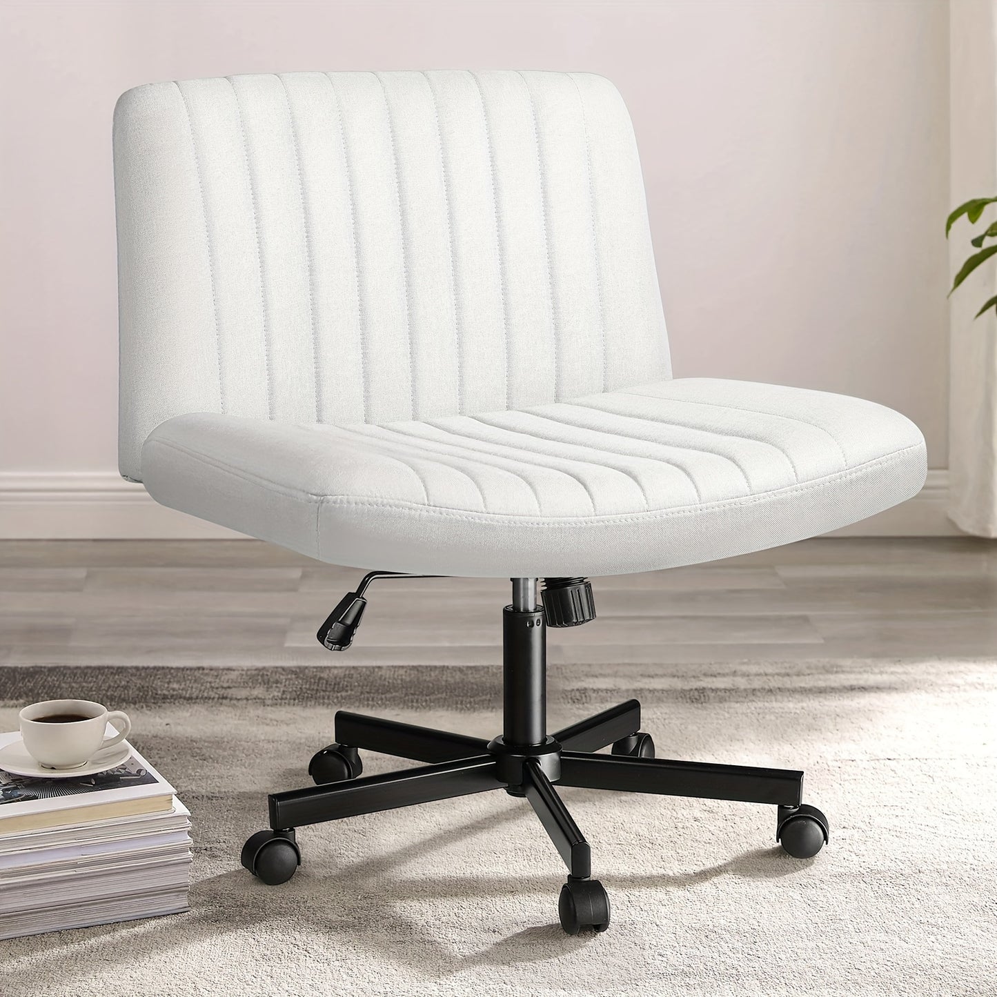 Ergonomic Rolling Chair with Adjustable Height