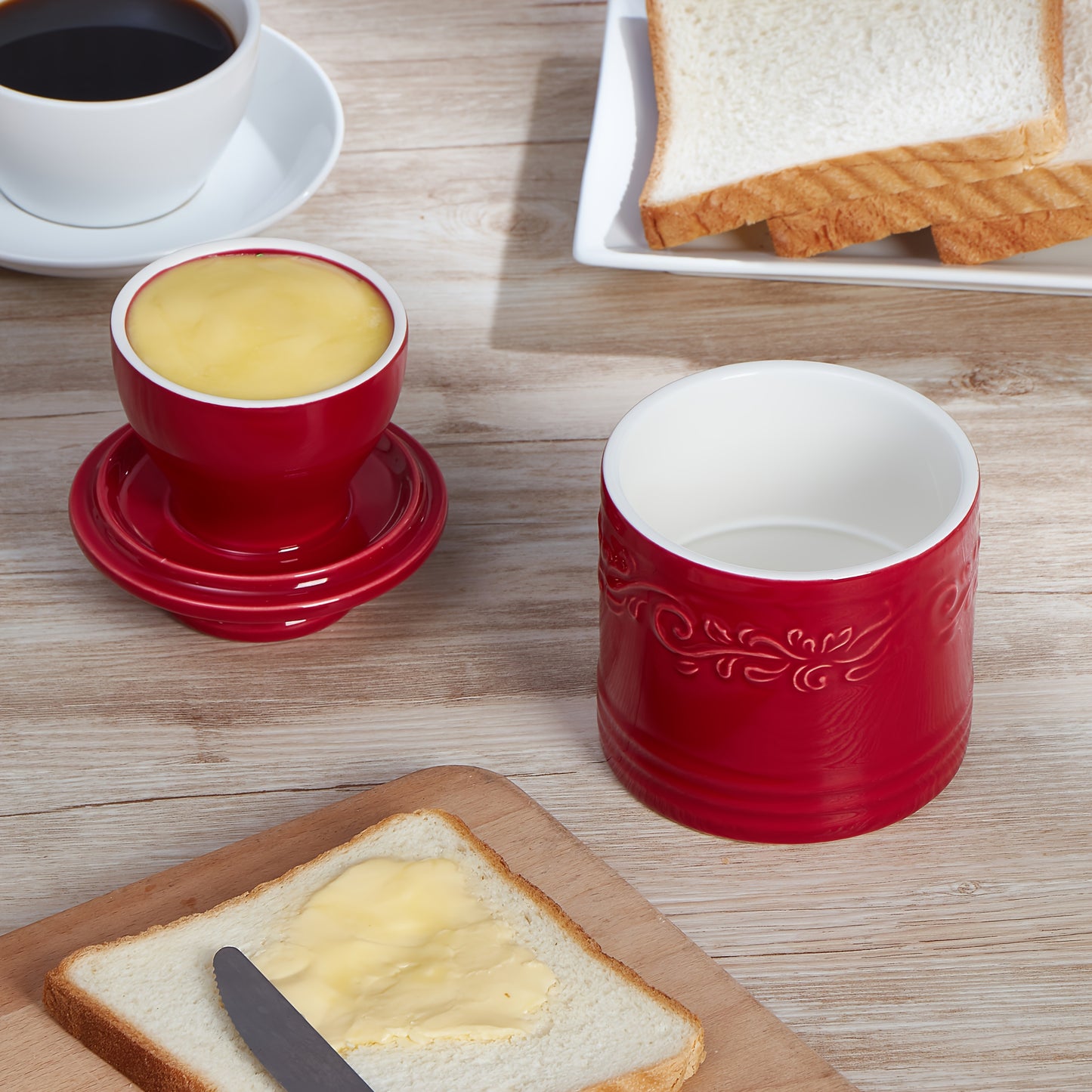 Ceramic Butter Keeper With Lid