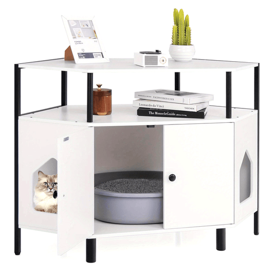 MULTIGOT Double Door Cat Litter Box
