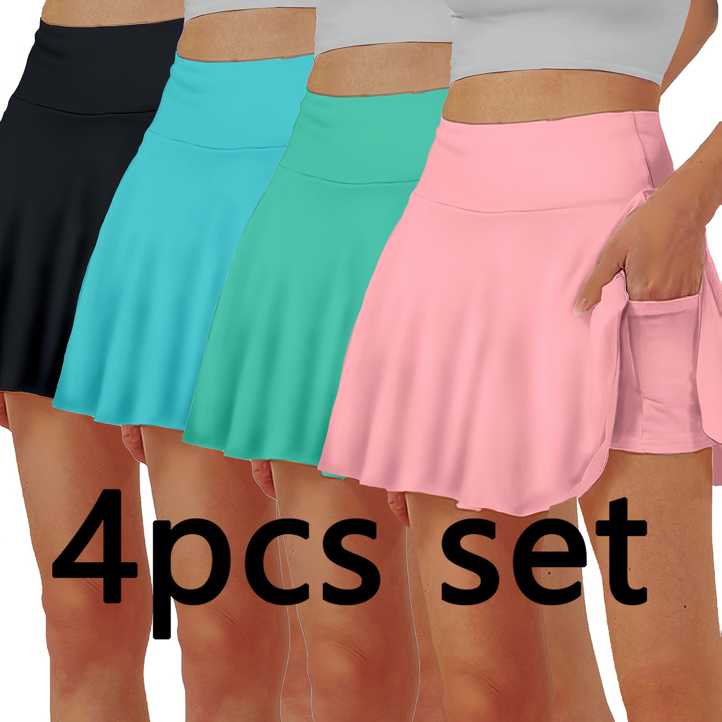 Elegant Women's Summer Skirt with Pockets