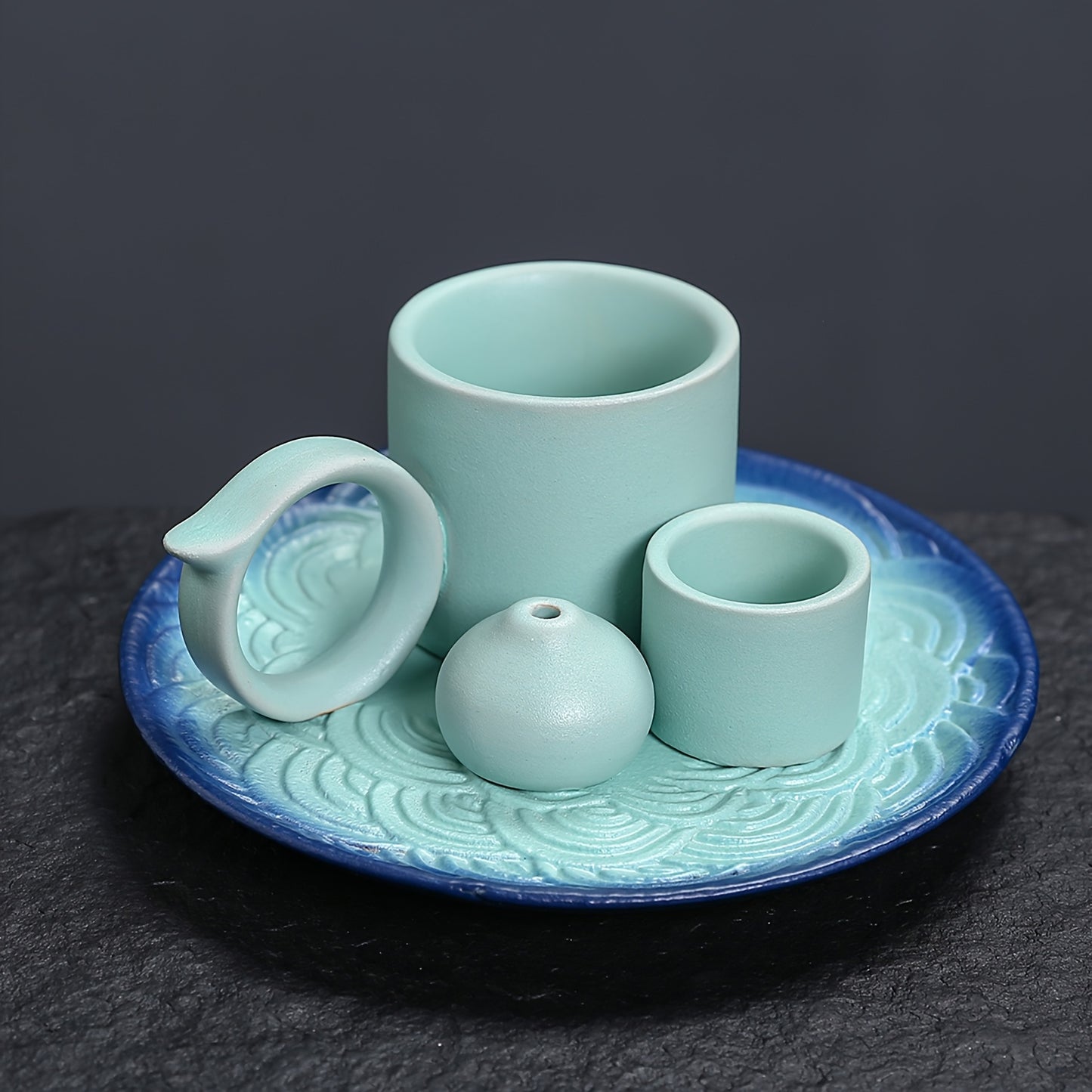 Premium Ceramic Incense Burner With Handle