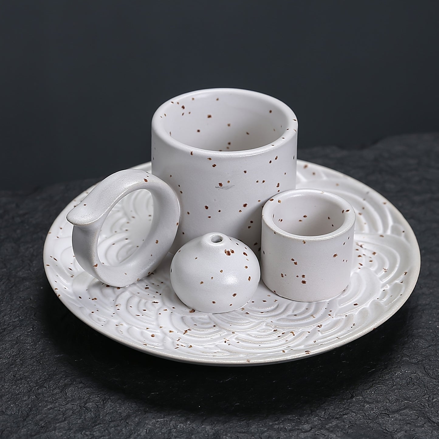 Premium Ceramic Incense Burner With Handle