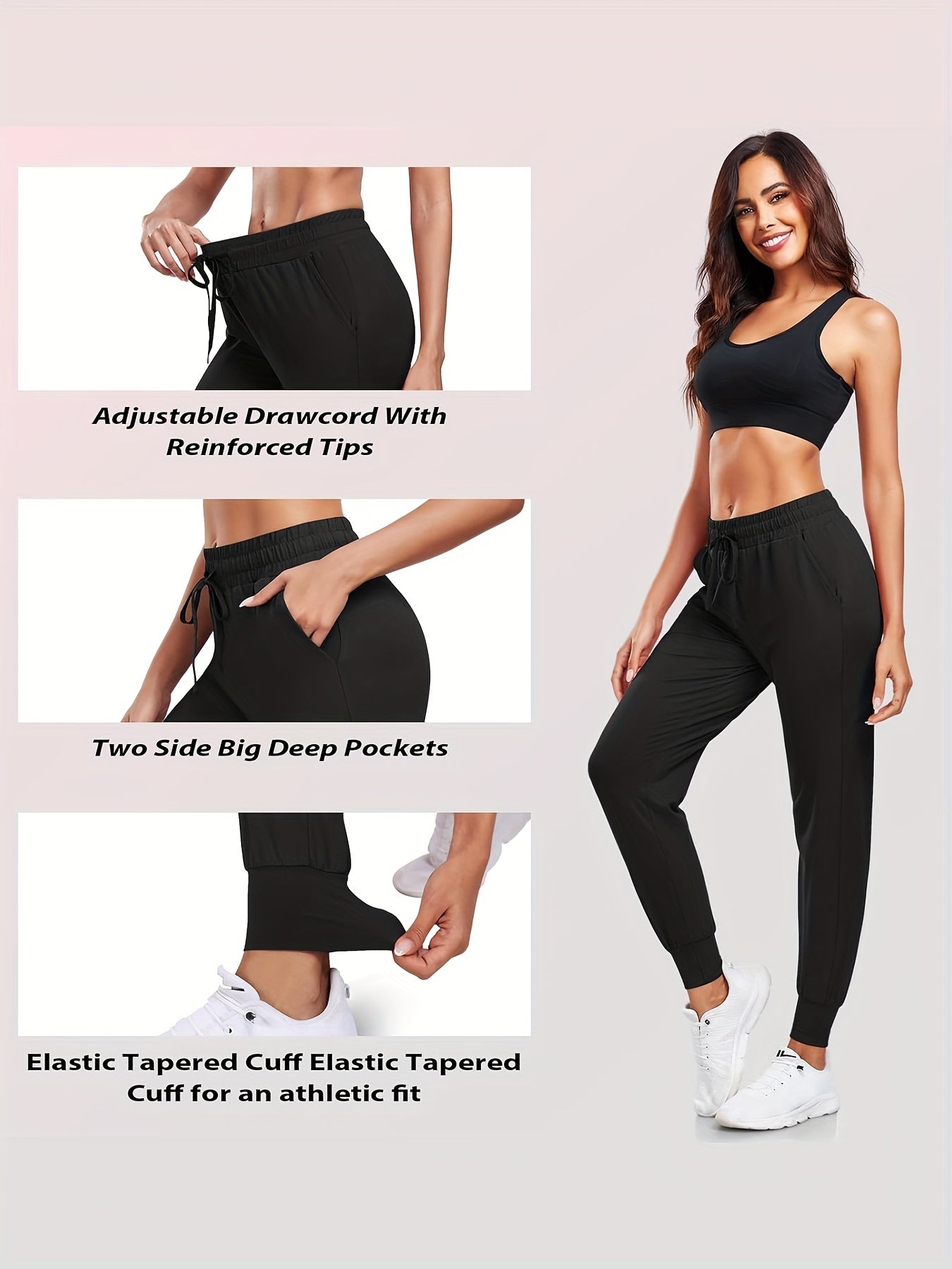 Ultra-Soft Joggers 3-Pack for Women