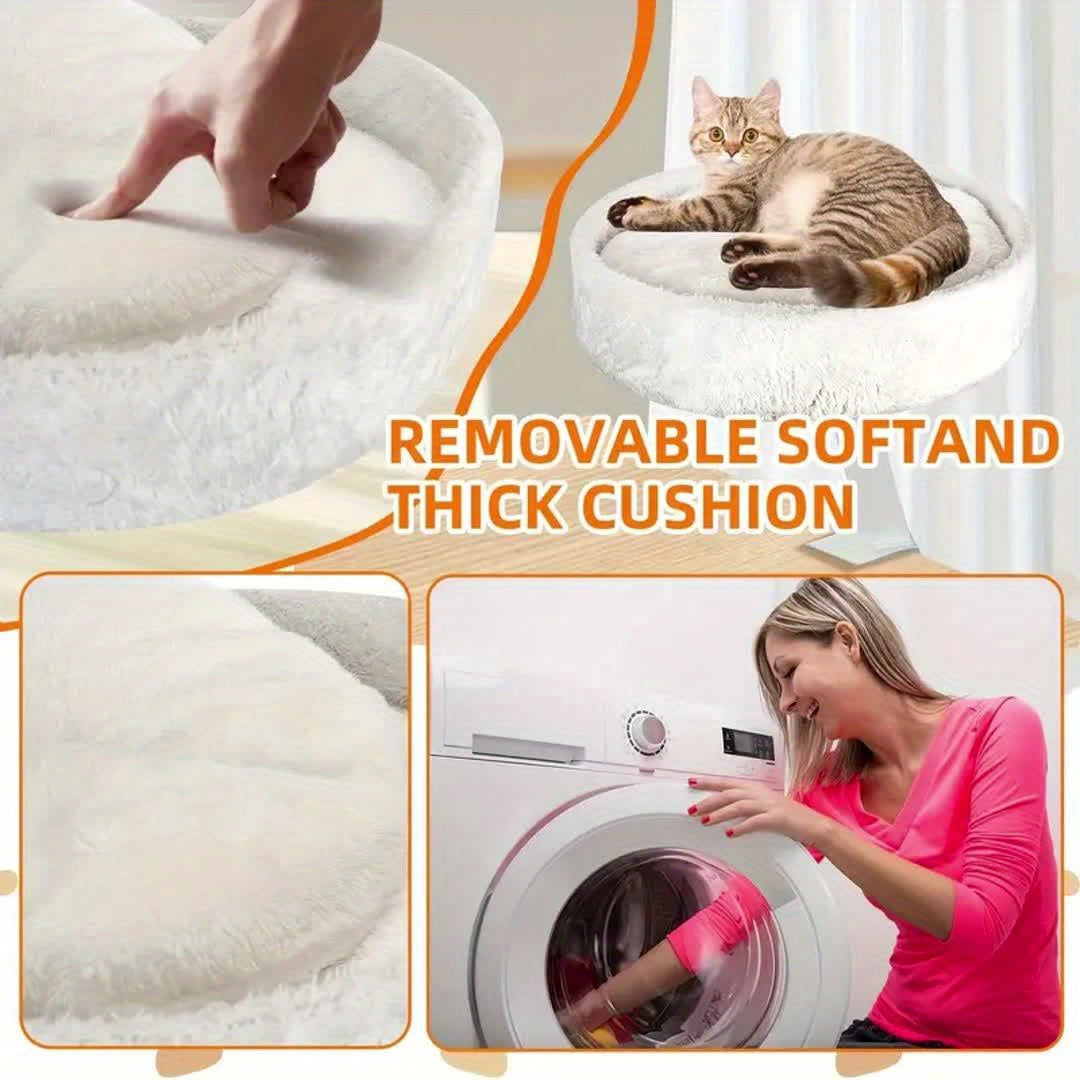 Floating Cat Bed with Washable Cover