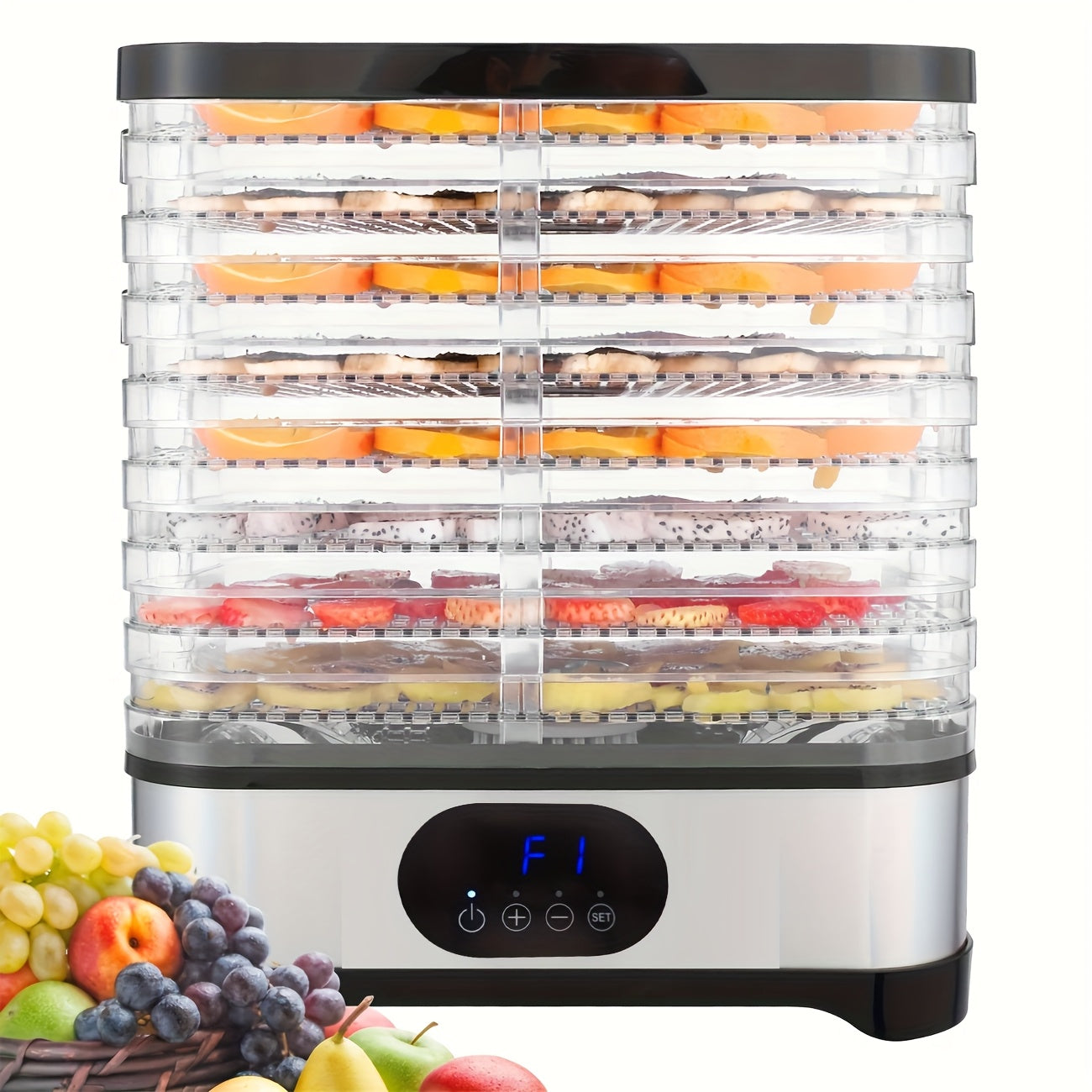 8 Layer Food Dehydrator for Home Use