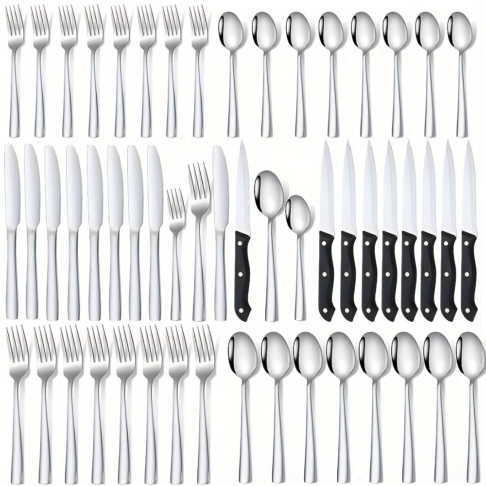 Stainless Steel Cutlery Set for Eight Persons