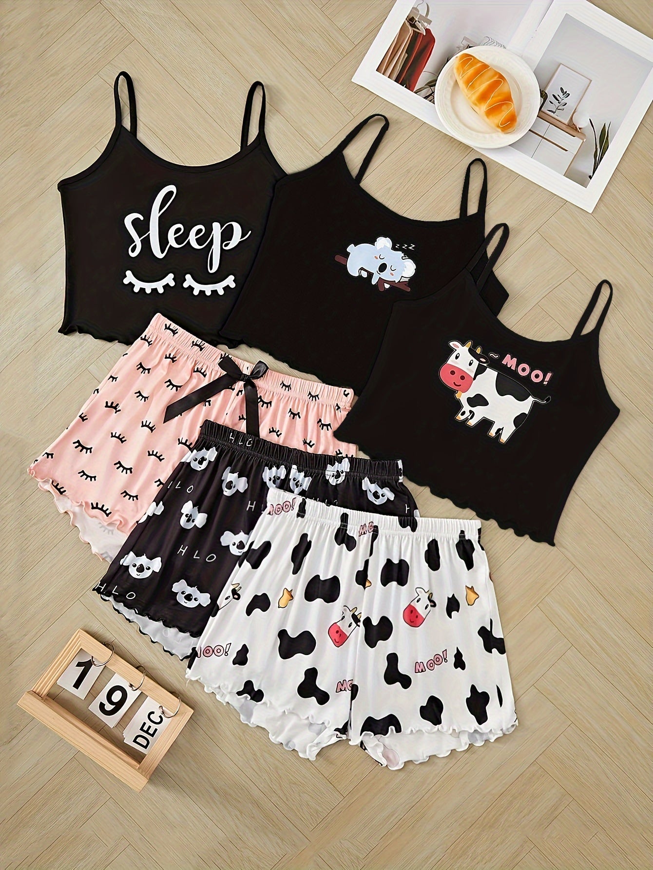 Women's Sweet Pajama Set for Comfort