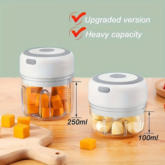Electric Mini Garlic Chopper USB Meat Grinder