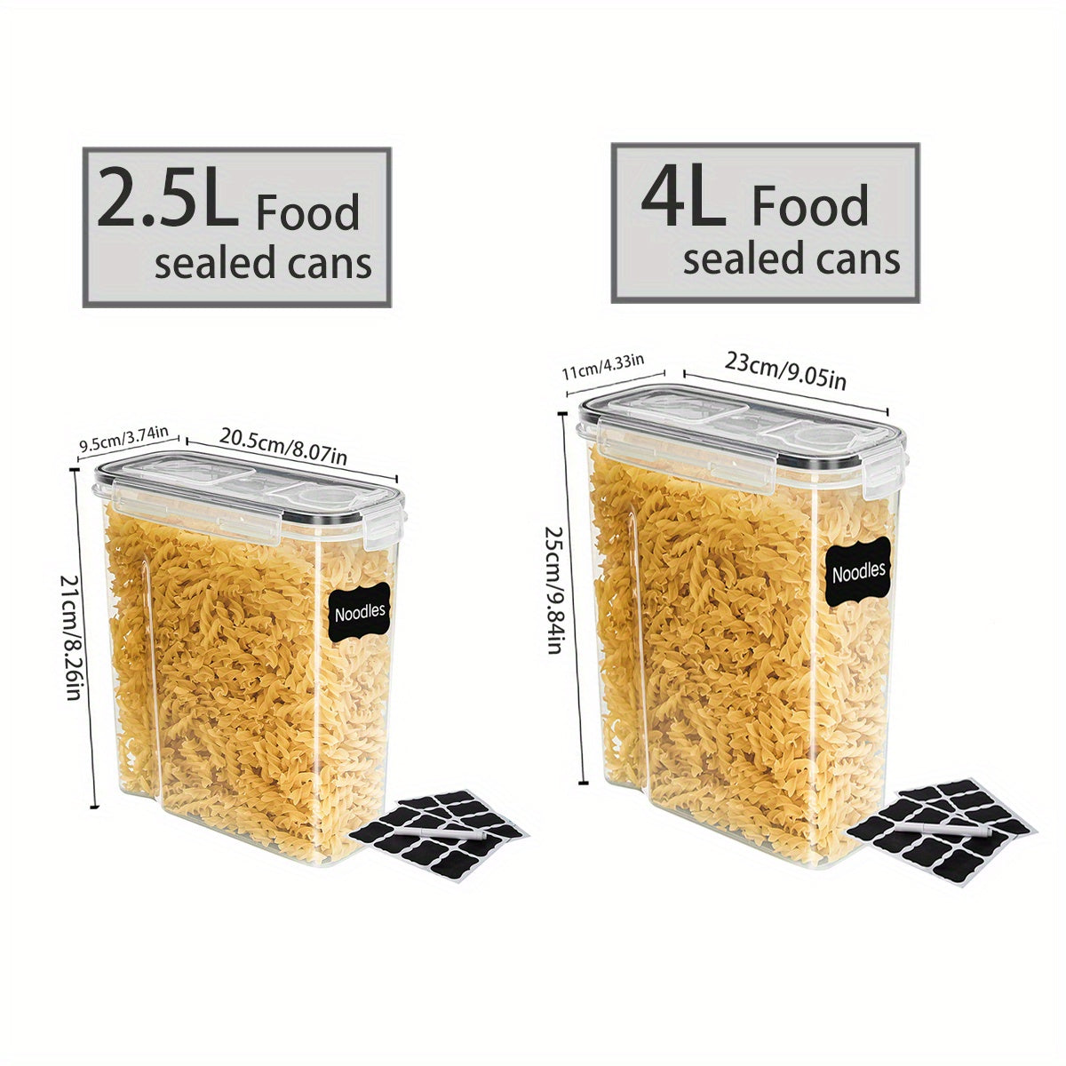 8pcs Sealed Food Storage Containers Set