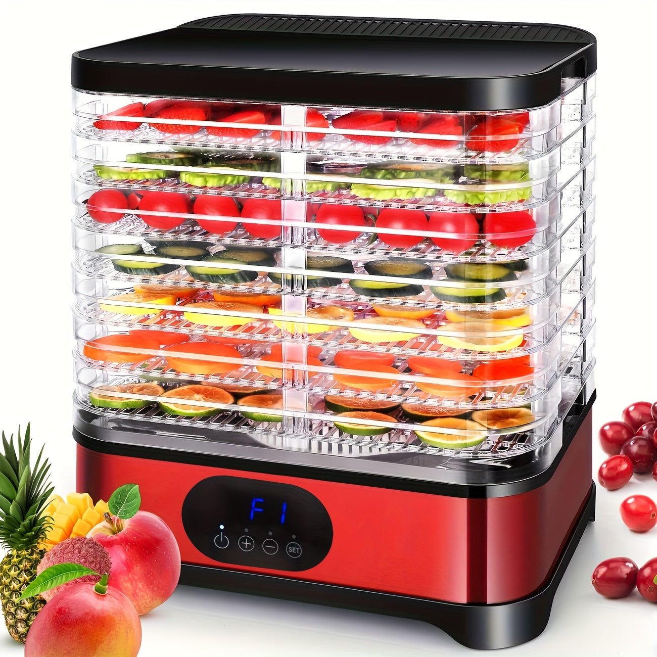 8 Layer Food Dehydrator for Home Use
