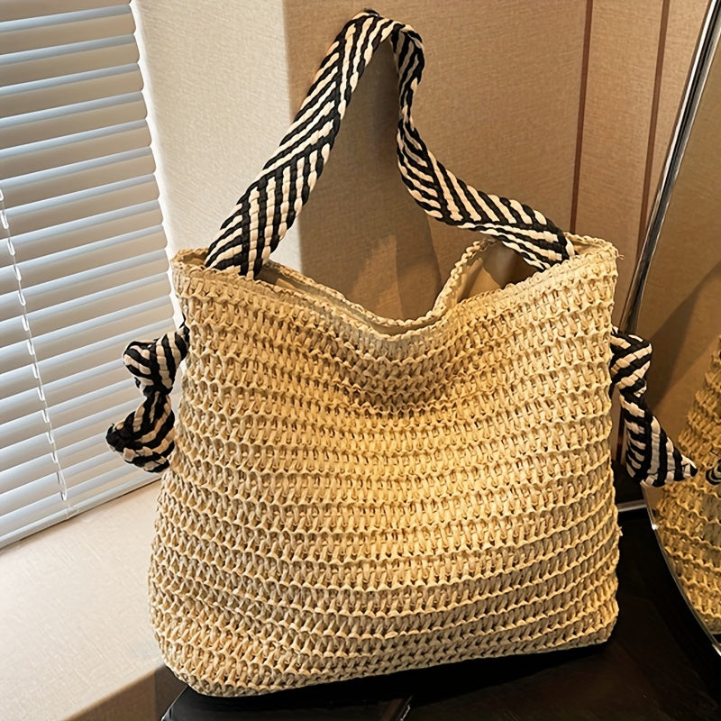 Bohemian Woven Tote Bag for Women