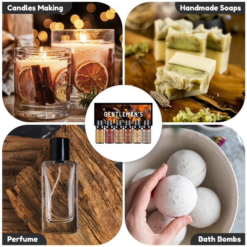 Gentlemen's Aromatherapy Essential Oils Set