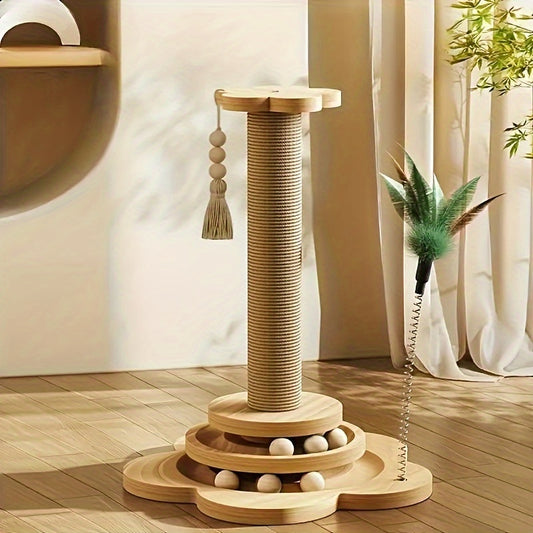 Sisal Cat Scratching Pillar and Climbing Frame