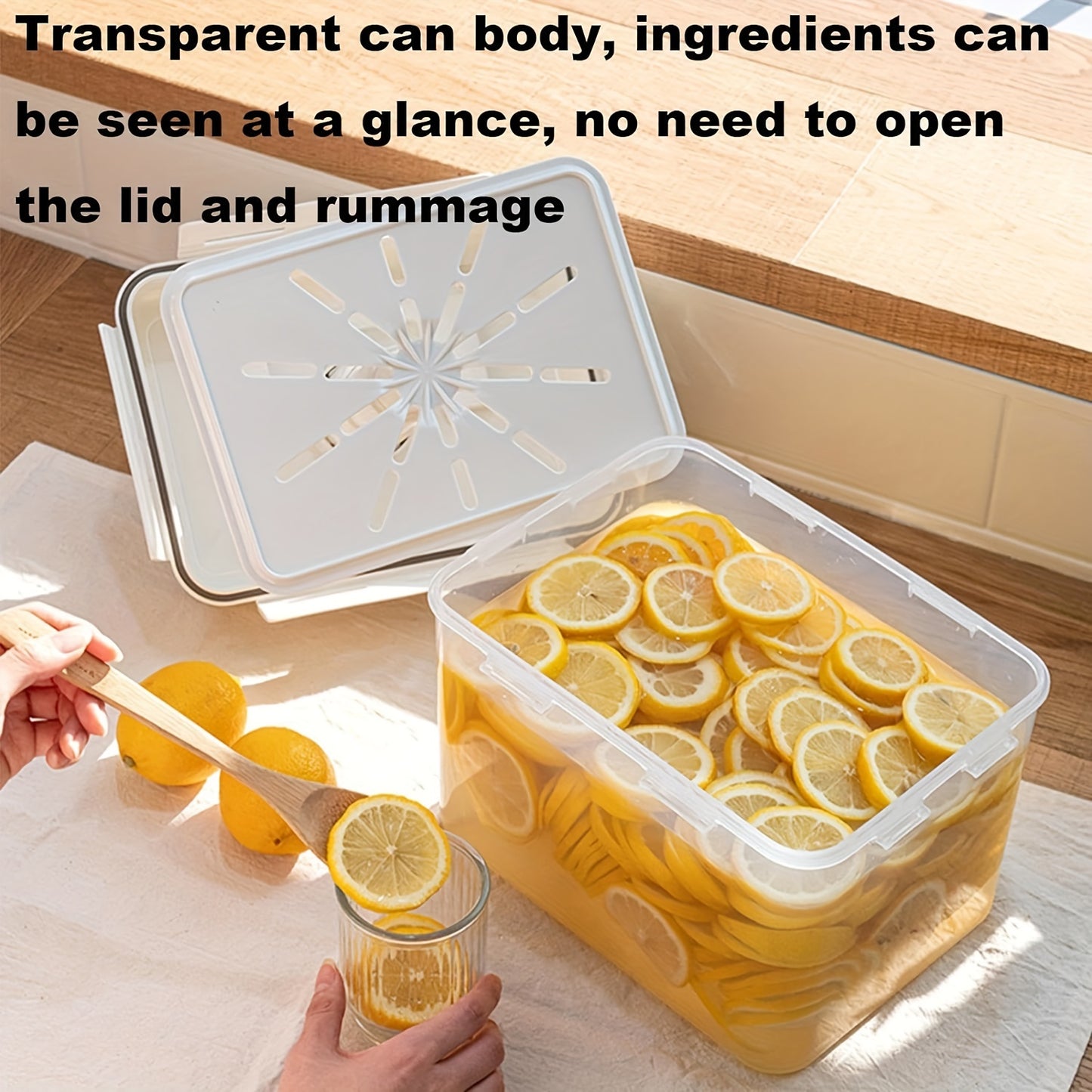 Large Kimchi Fermentation Container With Lid