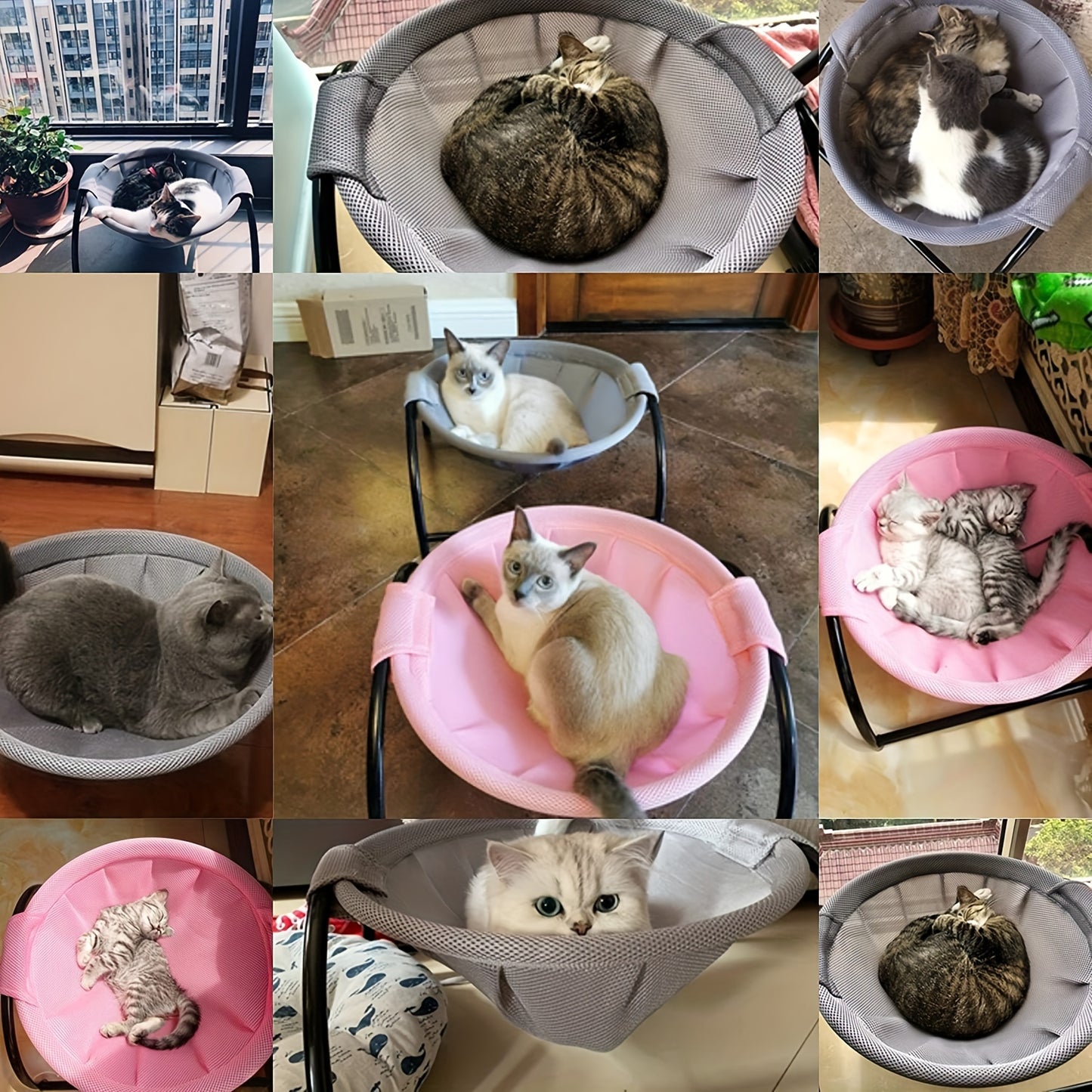 Alloy Steel Cat Hammock Bed for Pets