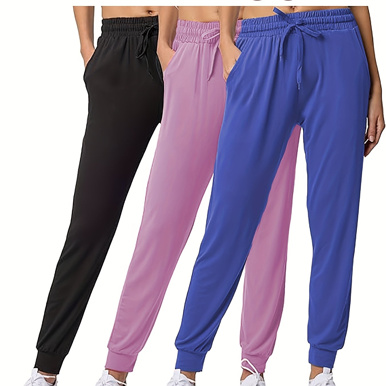 Ultra-Soft Joggers 3-Pack for Women