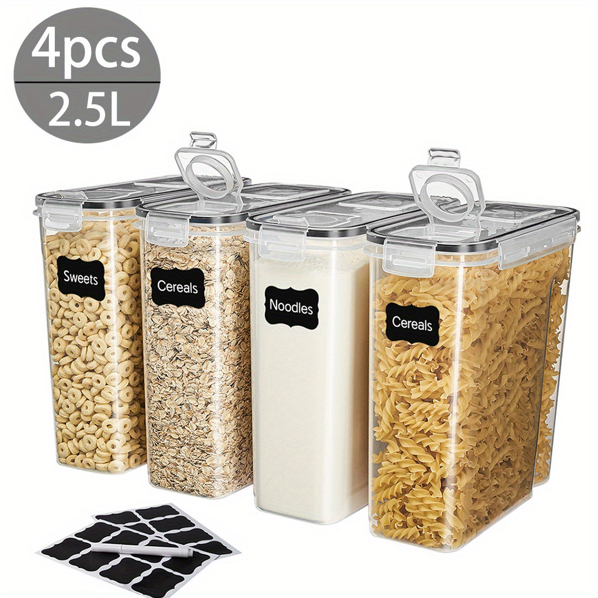 8pcs Sealed Food Storage Containers Set