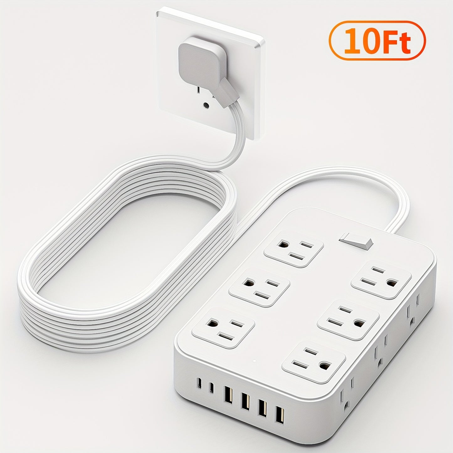 Multifunctional Surge Protector Power Strip